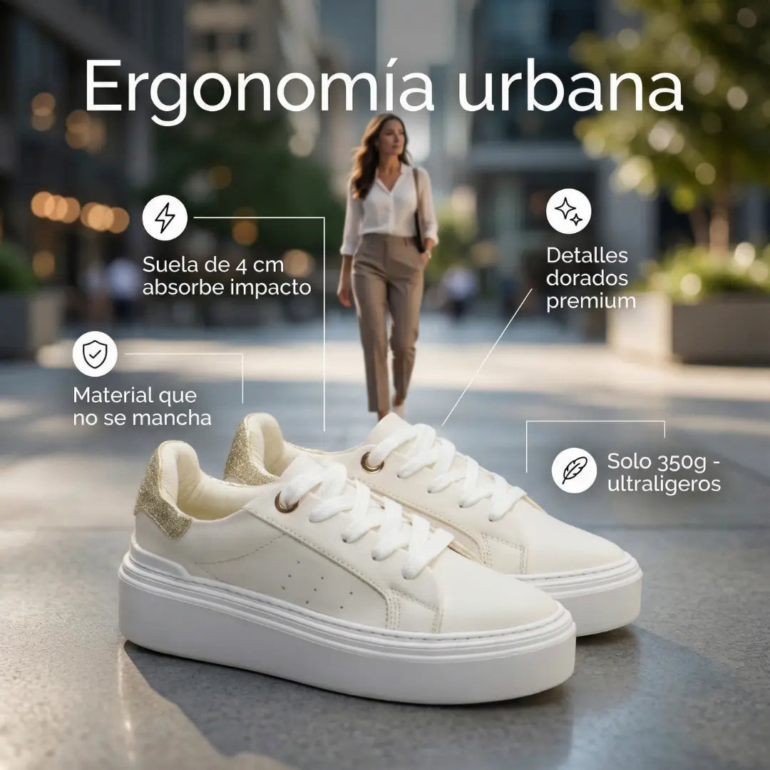 Tenis ErgoWhite – Adiós al dolor al caminar