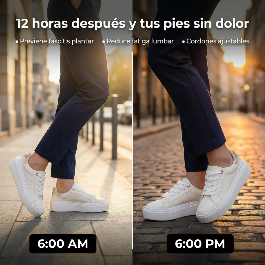 Tenis ErgoWhite – Adiós al dolor al caminar